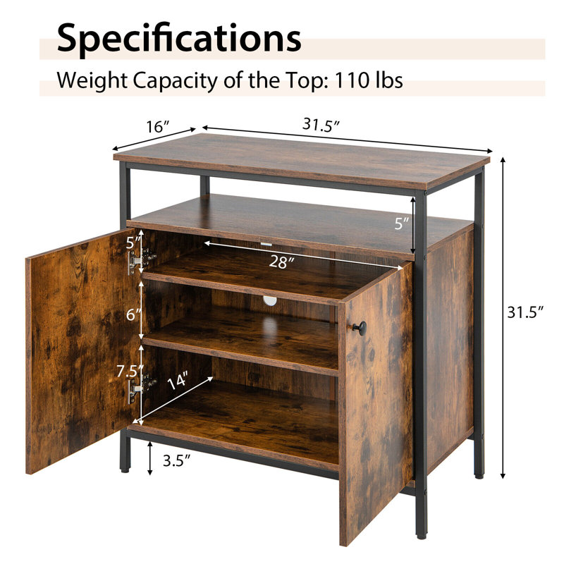 Buffet de 31,5 po de largeur Errazi