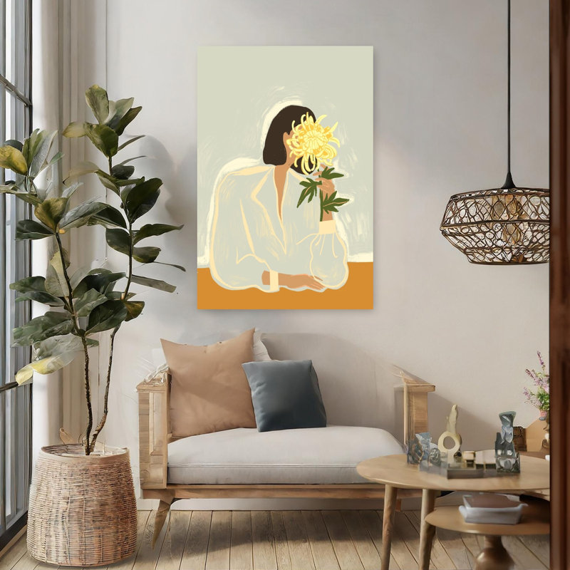 Art contemporain contemporain, H 48 po x l 32 po