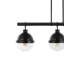 Luminaire suspendu pour îlot de cuisine 3 lumières Aleeccia