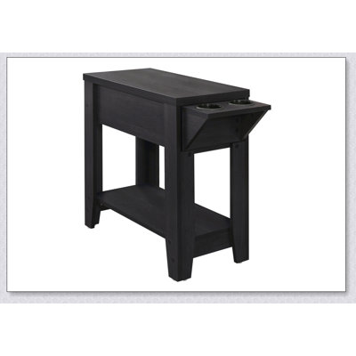 Accent Table, Side, End, Storage, Lamp, Living Room, Bedroom, Brown Laminate, Transitional