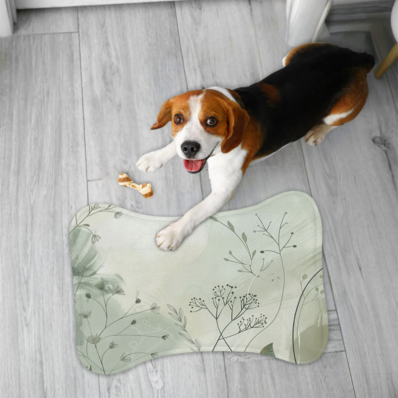 Tapis d'alimentation simple en forme d'os
