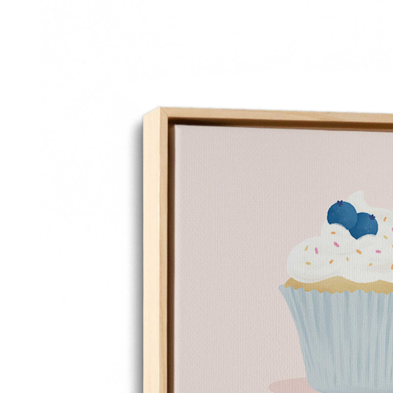 «Bake Shop II» par Gia Graham, reproduction d'art sur toile, H 30 po x l 30 po, Cadre flottant, Érable