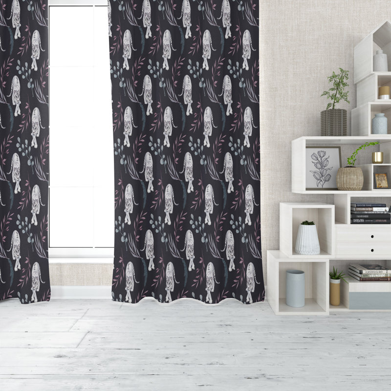 Cyruss Room Darkening Curtain Pair, 56" W x 78" L