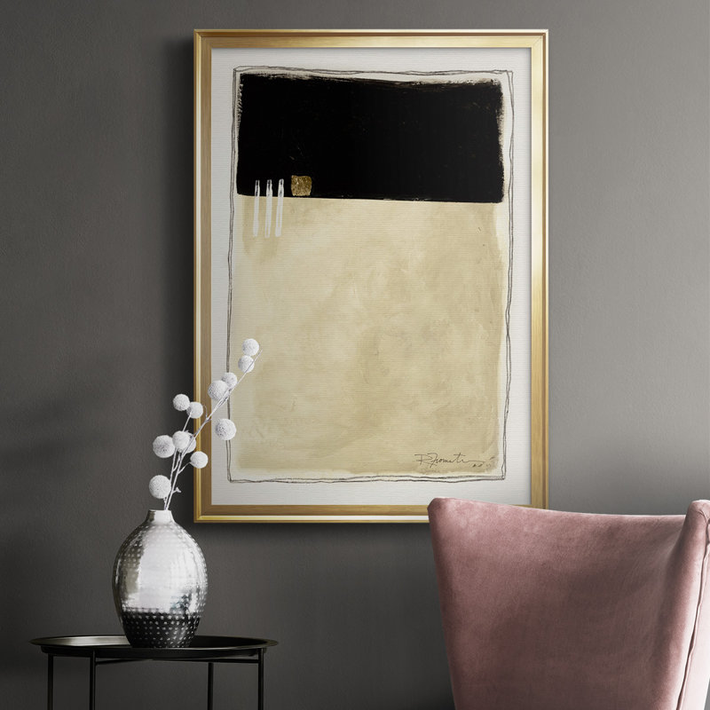 «Inner Musing II», reproduction encadrée de qualité supérieure - prête à être accrochée, H 42,5 po x l 30,5 po x P 1 po