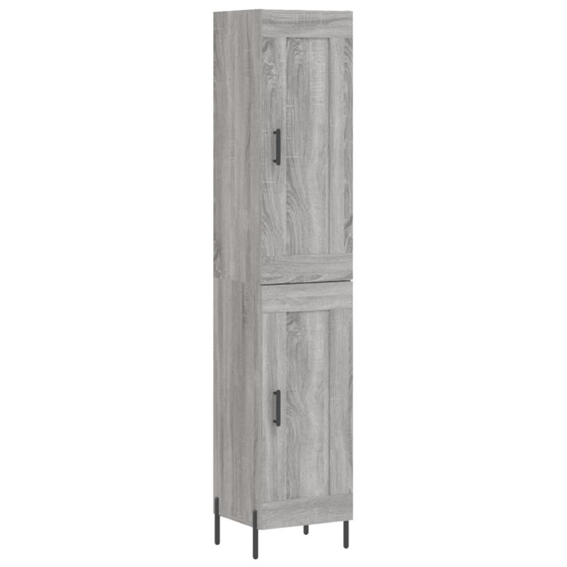 34.5cm Sideboard, Grey Sonoma