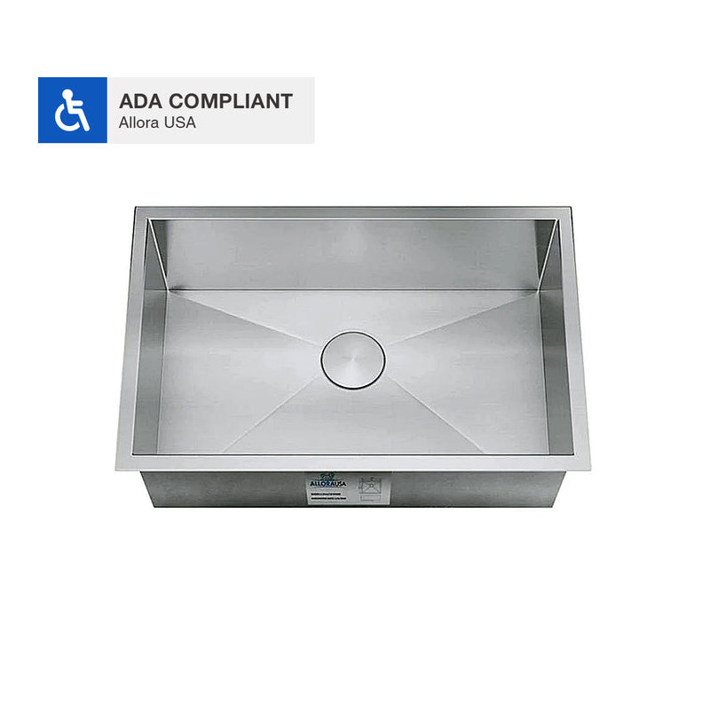 20'' L Single Bowl Stainless Steel Kitchen Sink