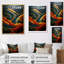 «Scenic Contemporary Vineyard I», reproduction sur toile-91269857-91269865