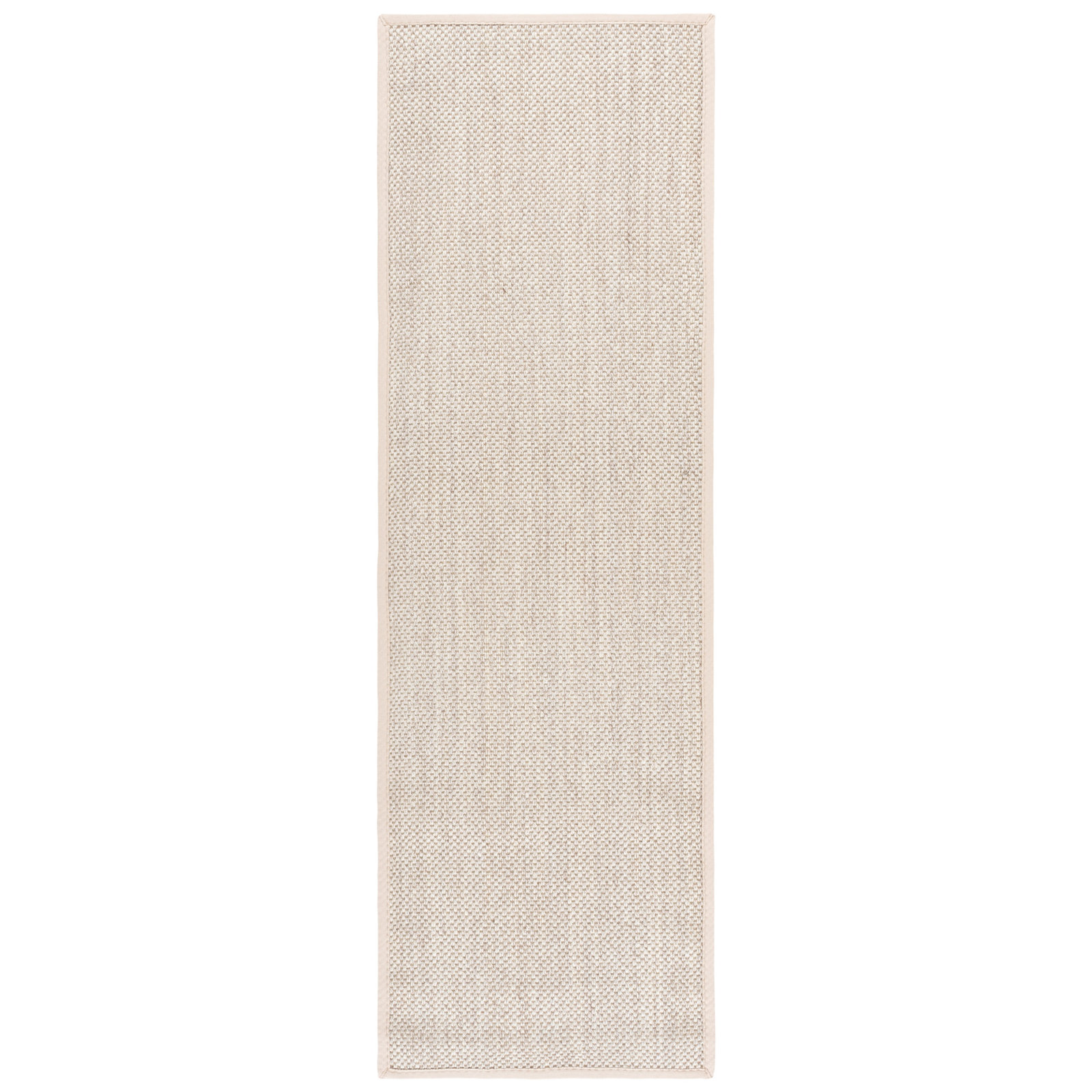 Torbin Marble Beige Jute Rug, Runner 2'6" x 6'