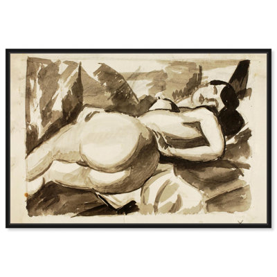 Reclining Nude Canvas Classic Female Portraits by Art Remedy