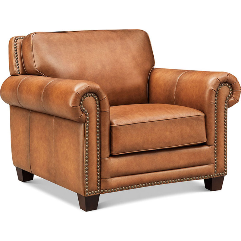 Chaise en cuir Alibi