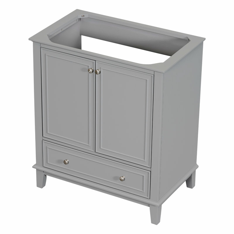 Meuble-lavabo 30 po sans lavabo, Gris