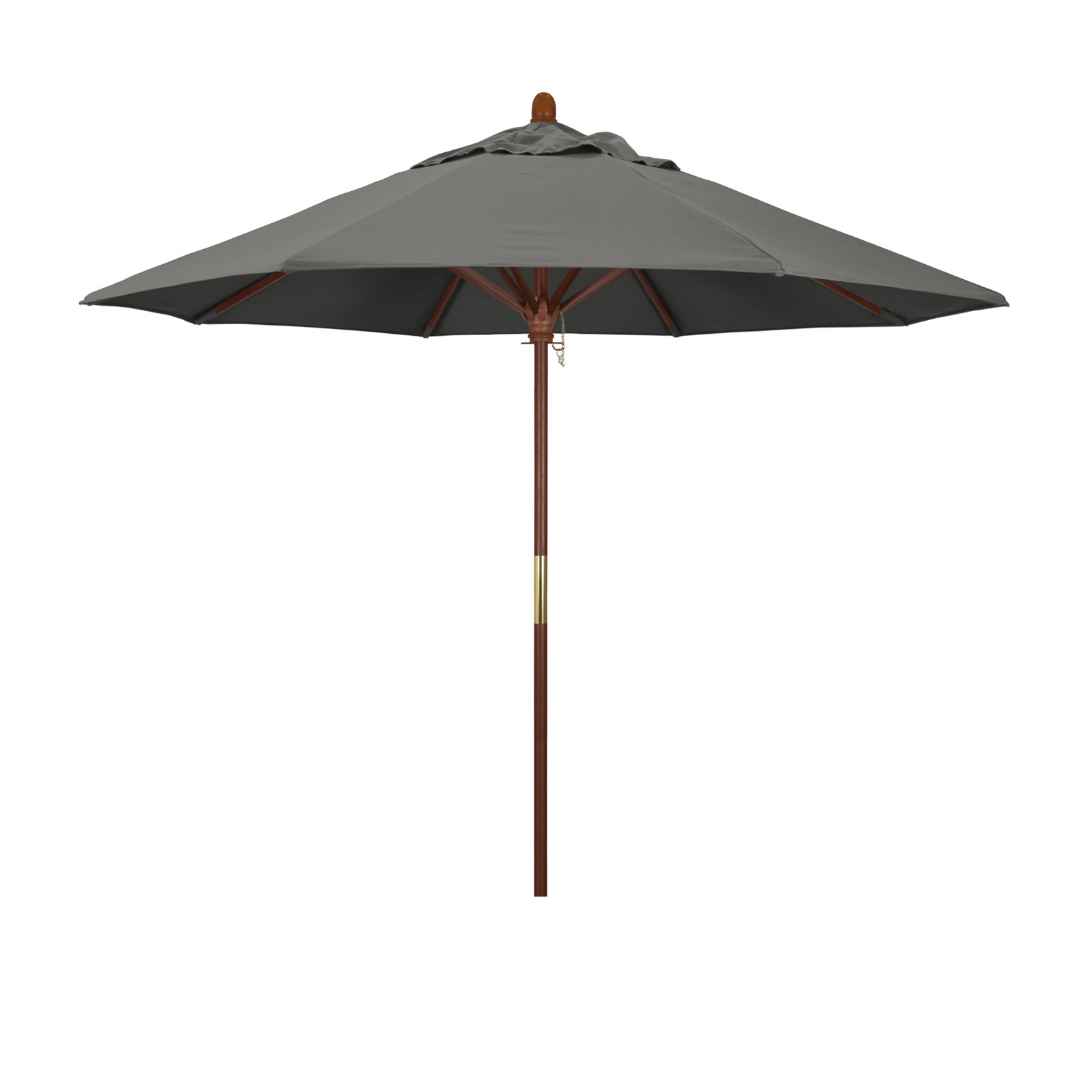 Manford 90'' Sunbrella® Outdoor Umbrella, Canvas Charcoal Sunbrella® Canvas