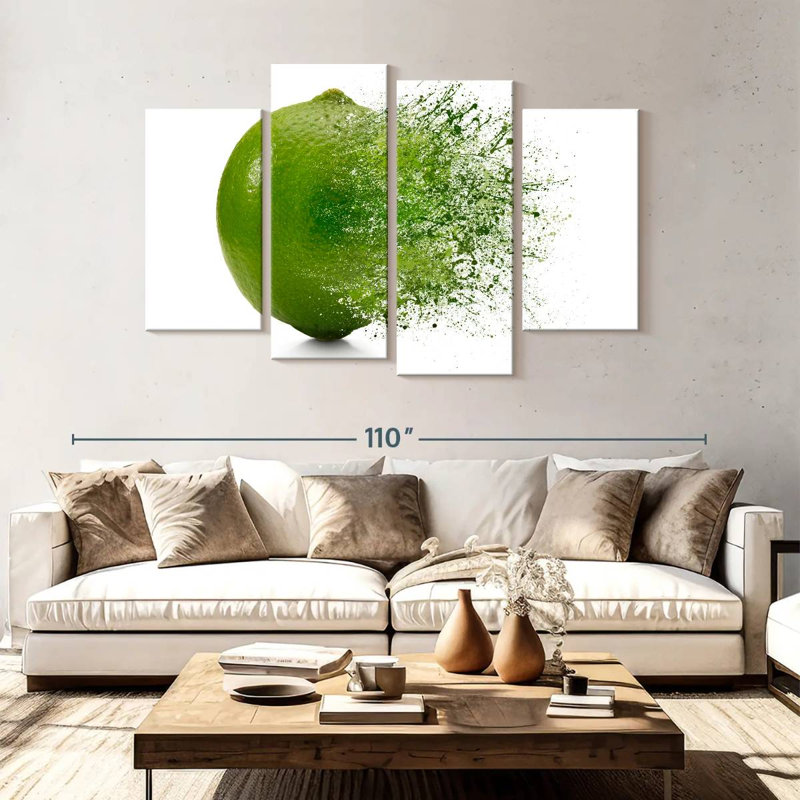 Yarlin Splash Of Lime, H 54 po x l 84 po