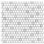 Adriatica 0.63" x 0.63" Marble Linear Mosaic Wall & Floor Tile-36947989