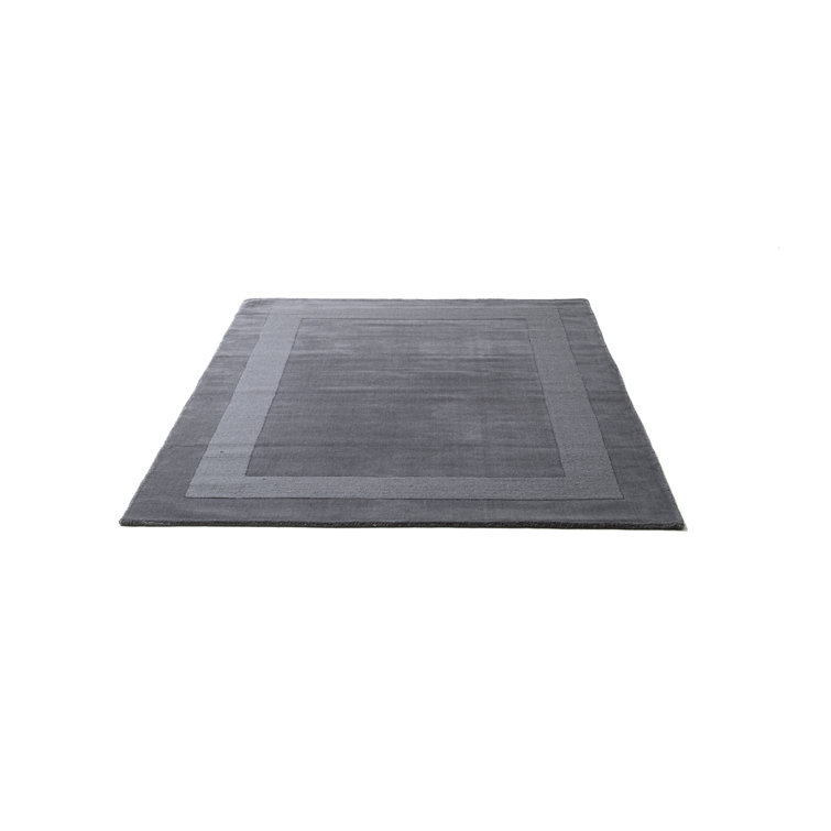 Larentius Handmade Tufted Anthracite/Grey Rug