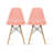 Mid Country Modern Molded Shell Designer Assemble Plastic Chair Side No Arms Wheels Armless Wooden Eiffel for Dining Room Bedroom Kitchen-2098153019-2102663409