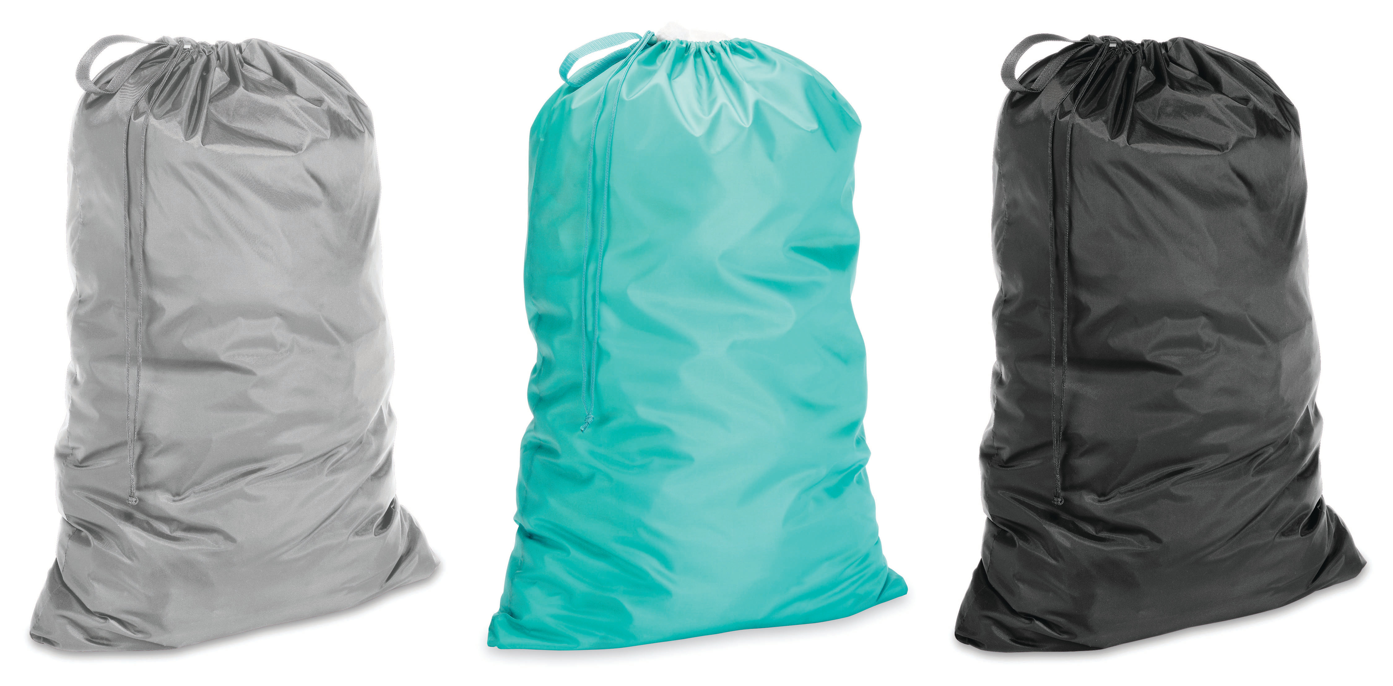 Whitmor DuraClean Polyester Laundry Bag Gray, Turquoise or Black