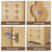 72" H Kitchen Pantry Cabinet with Open Shelf, Crystal Knobs, Microwave Stand & Adjustable Storage-199557353