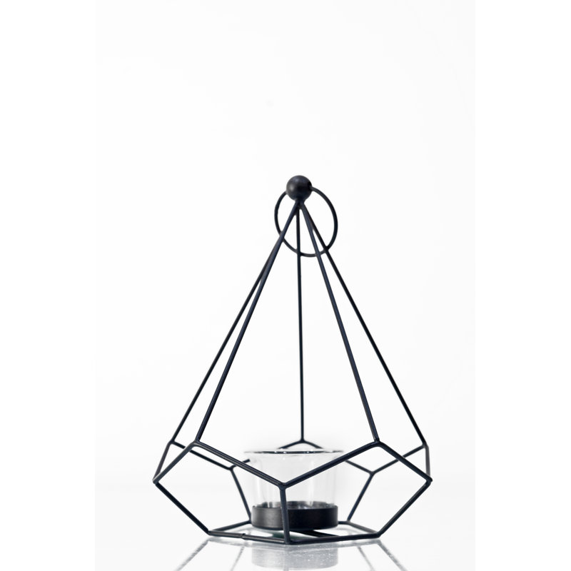 10.6'' H Glass Tabletop Votive Holder