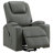 Armstrong Upholstered Power Lift Massage Recliner Grey-531906690