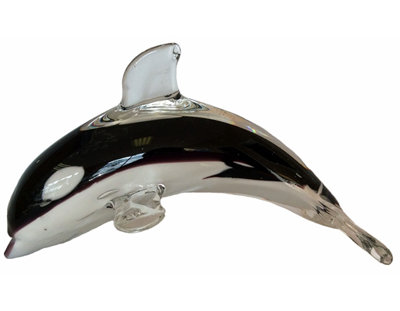 Figurine dauphin en verre Blayze