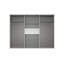 Qusai 8 Door Manufactured Wood Wardrobe-1123614203
