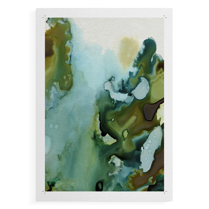 Eau et terre I - Impression sur toile seulement - NON-CADRE, H 18 po x l 12 po