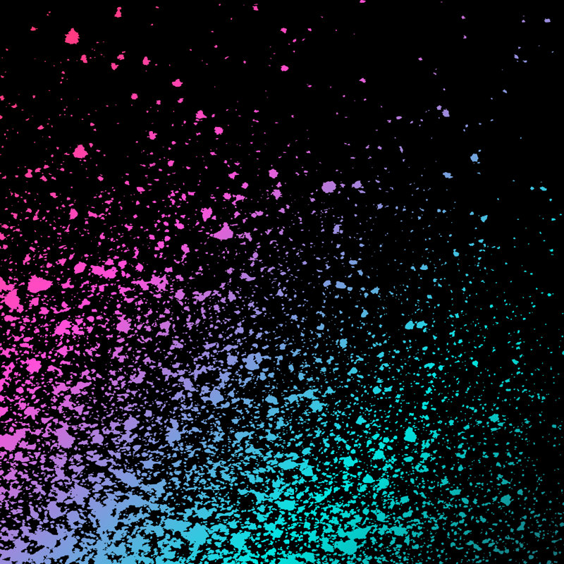 Emeralda Paint Splatter Design - peinture sur toile tendue, H 12 po x l 12 po