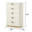 Commode 5 tiroirs Zimran