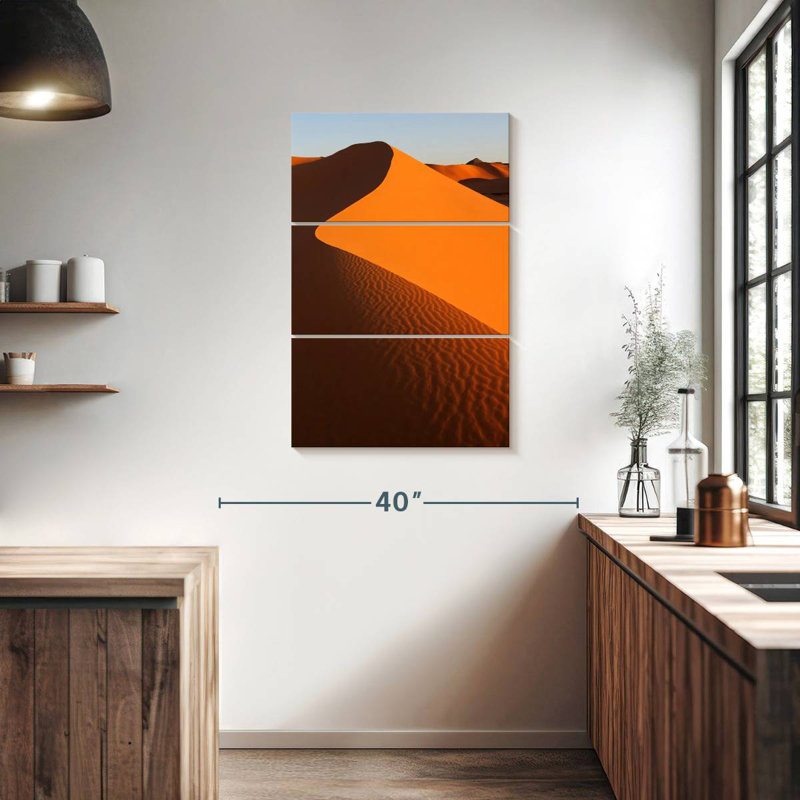Dunes du désert d'Alvord Sahara, H 38 po x l 24 po