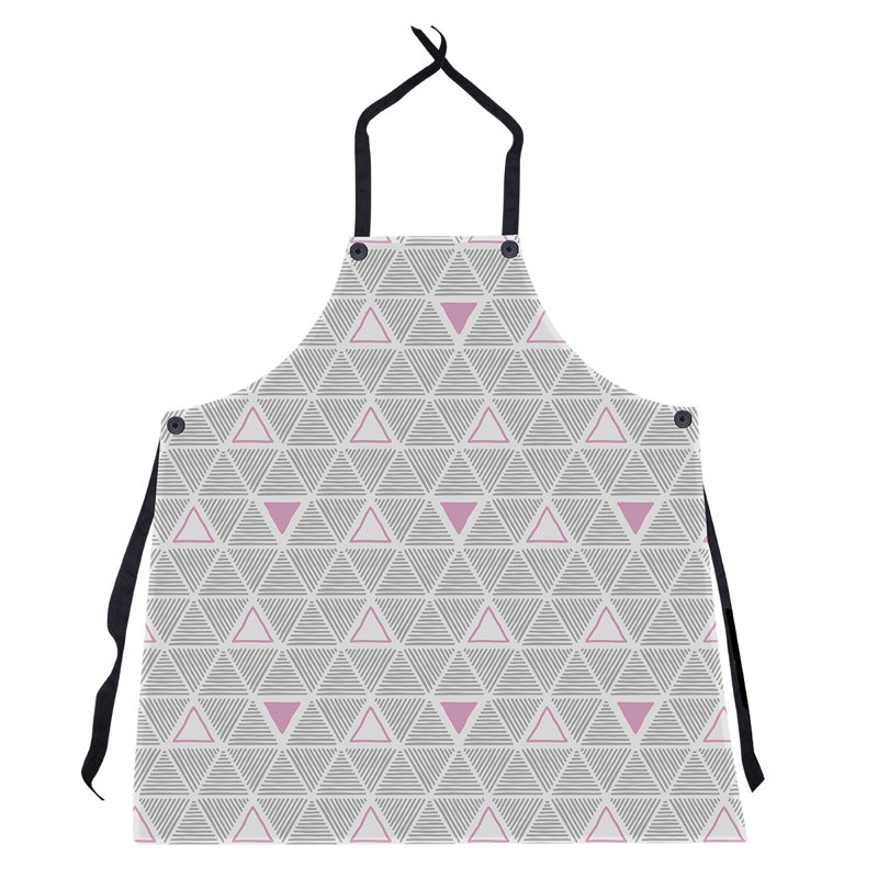 Patricia Geoffrey Bib Apron, Pink Accent