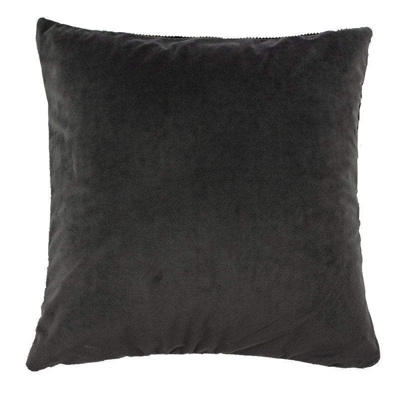 Woolwich Square Throw Pillow Cover, Pillow Cover Only - No Insert, Graphite