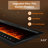 Adrine Recessed and Wall-Mounted Electric Fireplace with Touch Screen-1776548841
