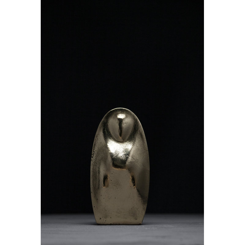 Valdivia Virgin Sculpture In Casted Bronze By Andean, In Stock