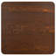  Table bistro en bois aggloméré brun foncé et noir et acier 19,7 po-30468292-30468293-30468283