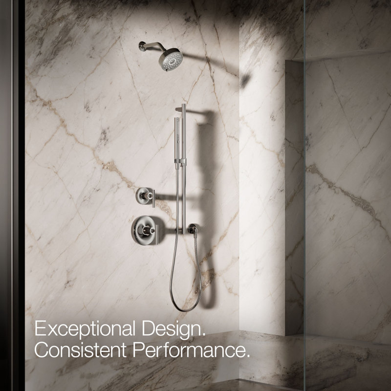 Shift Round 2.5 Gpm Multifunction Handshower with Katalyst Air-induction Technology, Vibrant Titanium