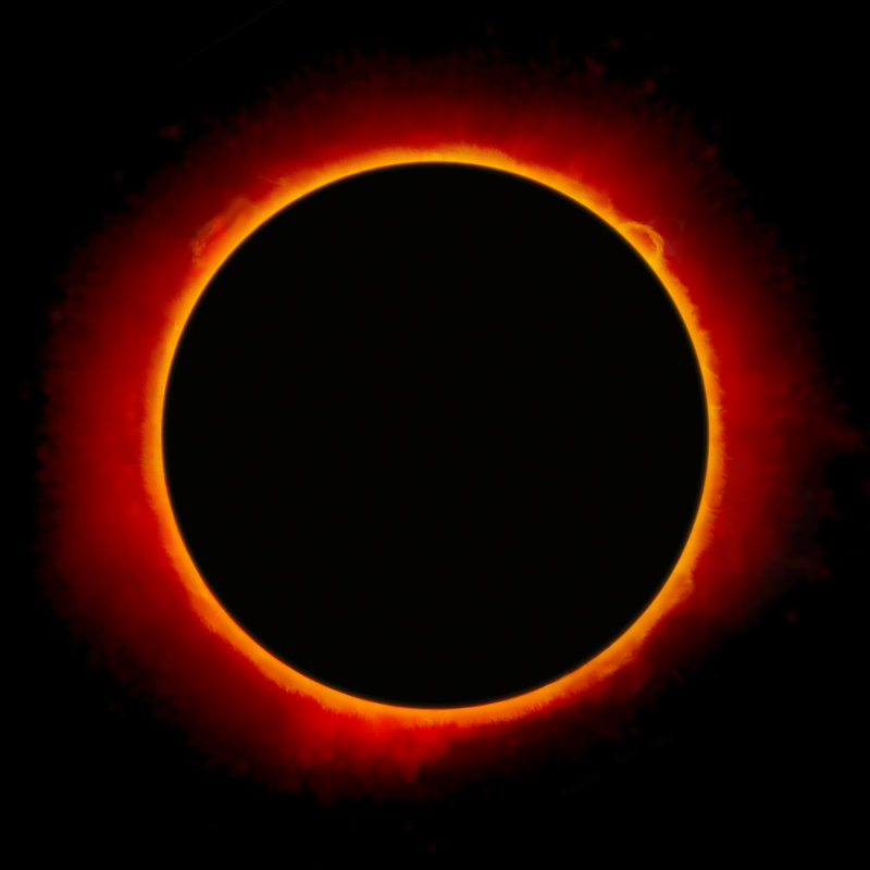 Solar Eclipse by Namussi, 20" H x 20" W
