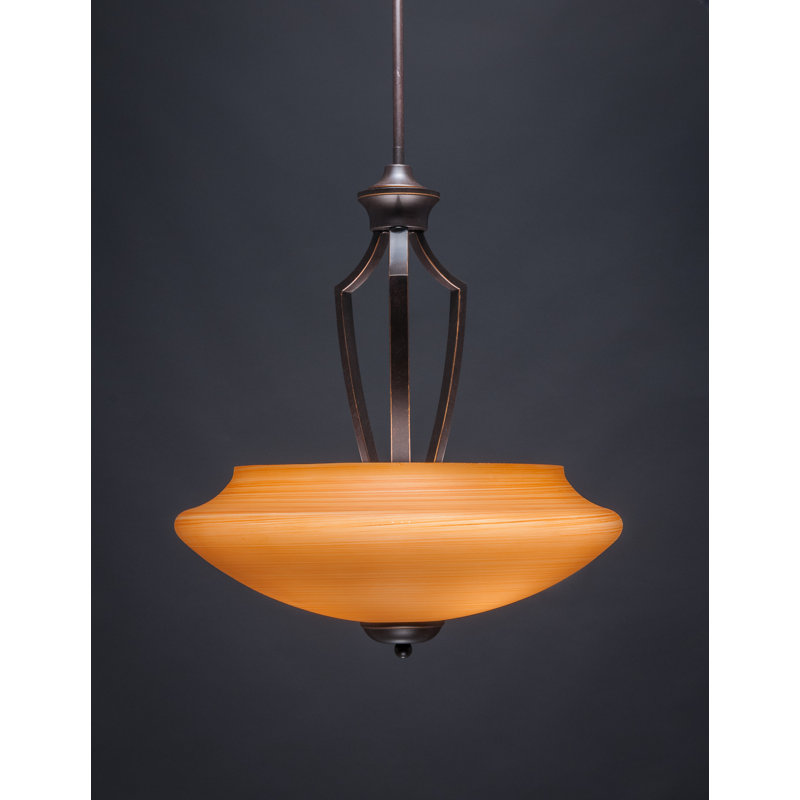 Luminaire suspendu bol 3 lumières unique Couto, Cayenne