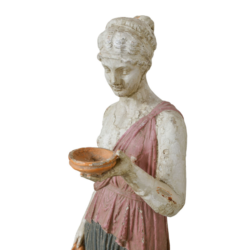 Sculpture classique femme debout 33 po                                                                