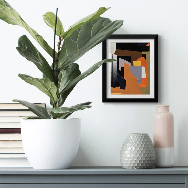 TheOlive PressRooomPremiumGalleryWrarapCanves-Reproduction encadrée, H 25,5 po x l 17,5 po, Noir