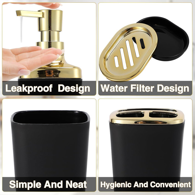 Black Bathroom Accessories