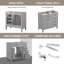 Meuble-lavabo de salle de bain sans lavabo, base d'armoire seulement-114278922-114278919