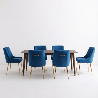Elian Velvet Upholstered Dining Chair
