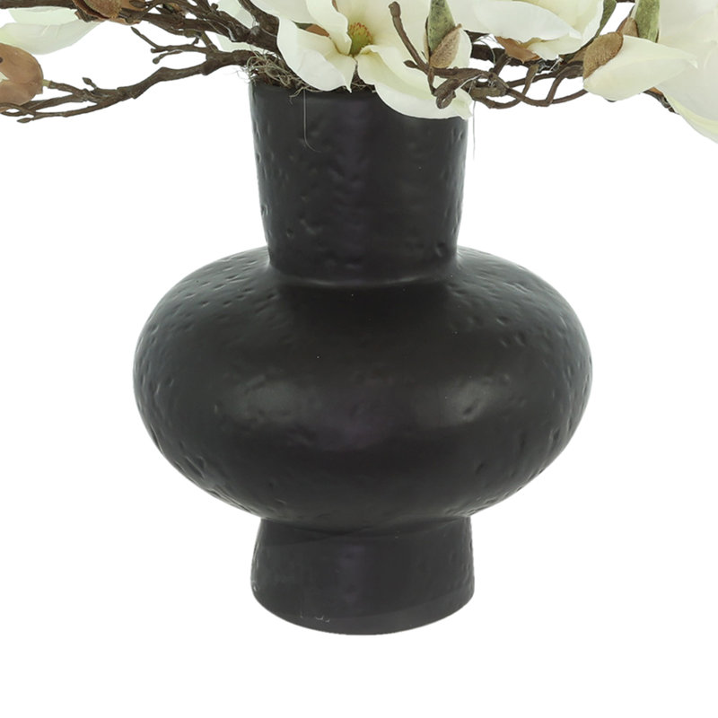 Magnolias Arranged in a Ceramic Pot