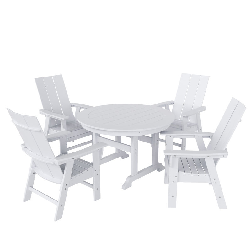 Ensemble de salle à manger 47 po Joubert, Blanc