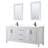 Daria 80'' Double Bathroom Vanity with Marble Top with Mirror-97901668-97901672-97901673
