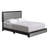 Barcelona Linen or Faux Leather Upholstered Platform Bed Frame with Adjustable Headboard, Heavy Duty Slat Support System, No Box Spring Required - Boyd Sleep-507699966-507699965