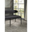 Banc Jaramillo au fini chenille noir