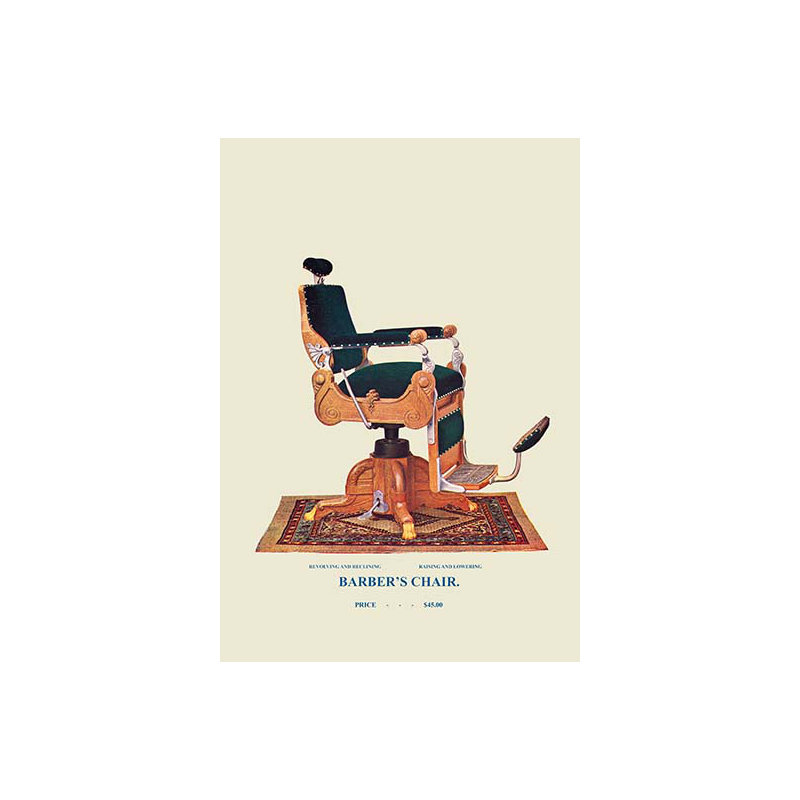 Chaise de barber, art