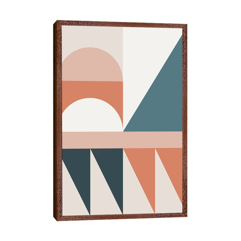 Cirque III - Print on Canvas, Brown Framed, 152.5 cm H x 101.5 cm W